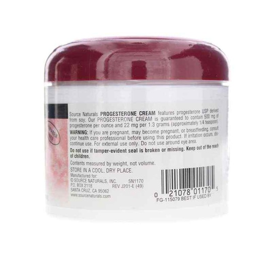 Progesterone Cream, SNN